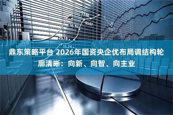 鼎东策略平台 2026年国资央企优布局调结构轮廓清晰：向新、向智、向主业
